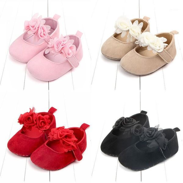 

baby newborn toddler girls crib shoes flowers princess shoes soft sole anti-slip baby for 0-18m girls xmas gifts1