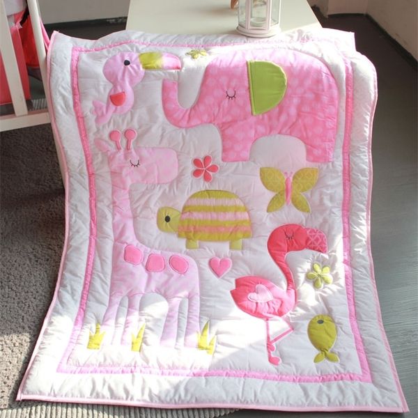 

1 pc beautiful baby girl comforter /quilt pad 33"*42"/84* lj201105
