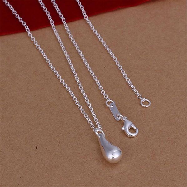 

new listing selling silver color refined luxury droplets necklace fashion classic trends jewelry gifts h bbybyu