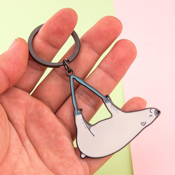 

cute giraff key rings kawaii animal women girl car keyring purse pendant bag charm key chain holders lovers couples gift bbyrqs
