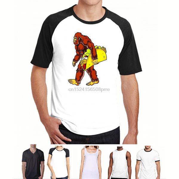 

funny men t shirt women novelty tshirt bigfoot sasquatch carrying taco cool t-shirt sport hooded sweatshirt hoodie