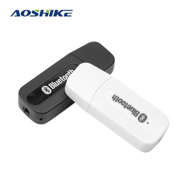 

aoshike 1pcs car radio receiver adapter bluetooth 2.1 wireless music dongle with 3.5mm jack aux transmitter usb charging1
