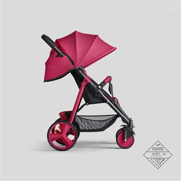 

strollers# stroller lightweight just 5.9kg foldable and high landscape children's proof, sitting lying four wheel cart1