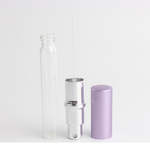 

jxcaih 100pcs 5ml refillable mini perfume spray bottle aluminum atomizer portable travel cosmetic container jxcai bbyuyl