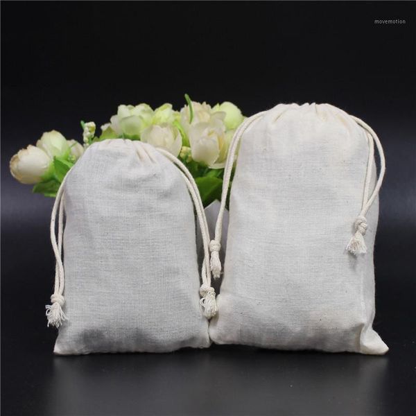 

10pcs cotton cloth bags dust-proof package drawstring soft pouches arrived useful shopping pouch 10x15cm 13x18cm 15x20cm1
