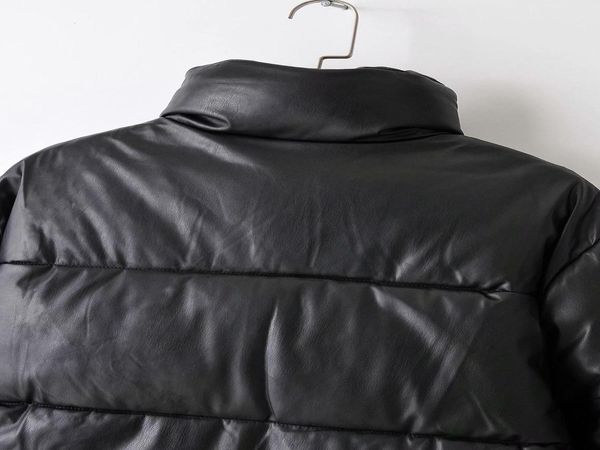 

2020 winter thick pu lint padded jacket bread jacket padded jacket stand collar cotton s88 36054 f jllloe