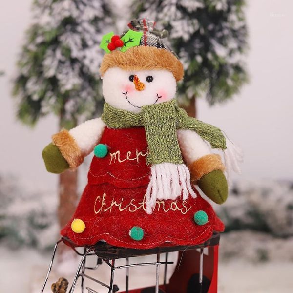 

christmas three-dimensional doll zipper apple bag children gift bag decoration children gift candy decorations1