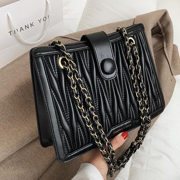

cross body fashion women chain pu leather shoulder bag designer ladies small crossbody bags for casual female handbags messenger