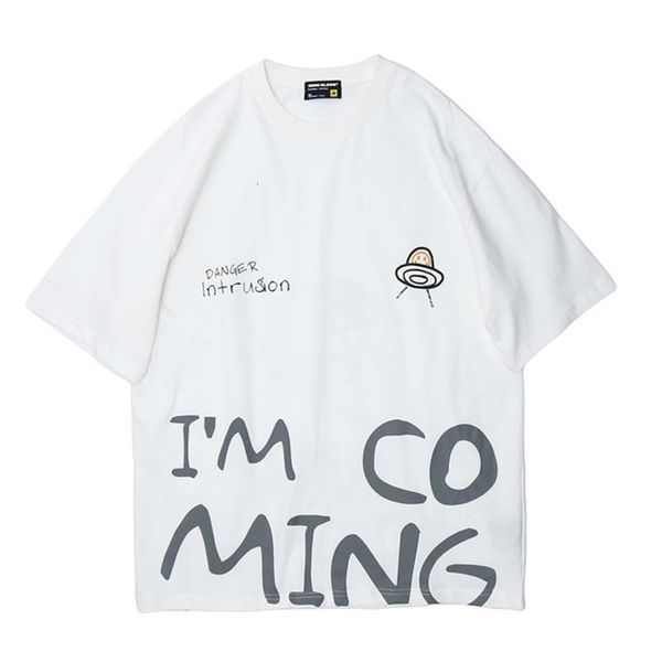 

вертикальная мужская мода брендовой буква граффити с коротким рукавом футболка мужчины 2021 harajuku свободная футболка негабаритных хип-хоп, White;black