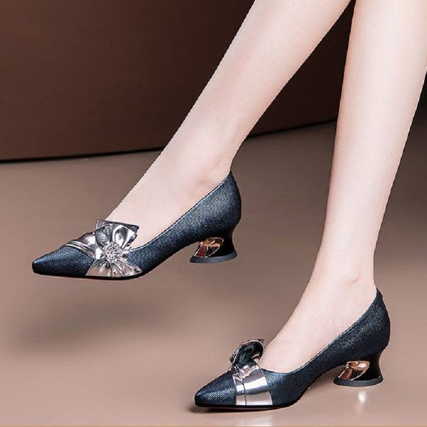 

cresfimix women fashion stylish designer party heel shoes lady plus size comfort heel shoes for night club, Black