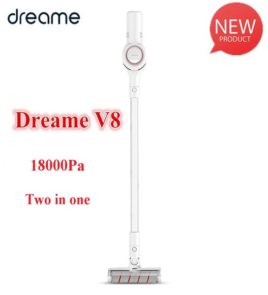 

dreame v8 18000pa handheld cordless vacuum cleaner wireless cyclone filter carpet dust collector sweep strong motor suction 2020