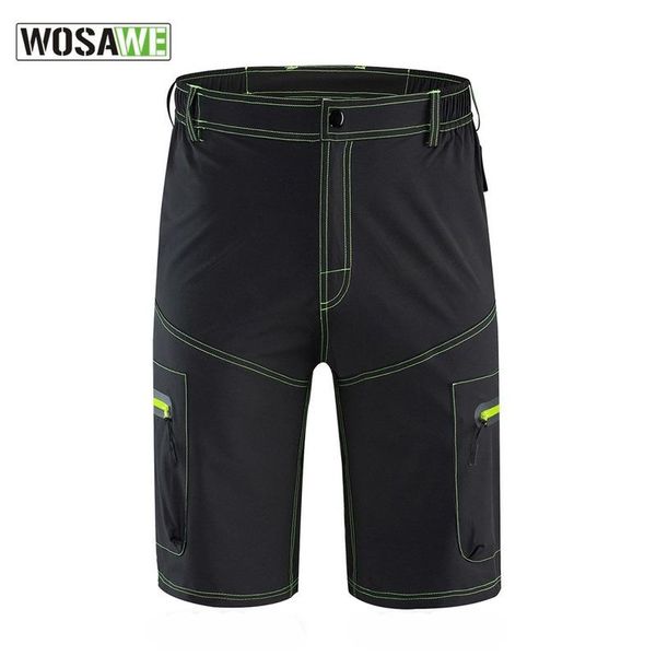 

wosawe cycling shorts men mountain bike motorcycle downhill shorts loose fit hiking camping outdoor sport bicycle