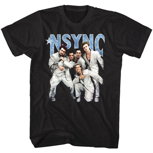 

nsync justin timberlake silver suits mens t shirt shining pop music album merch loose fit tee shirt sport hooded sweatshirt hoodie
