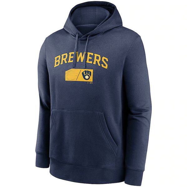 

2021 milwaukee team lettering club pullover hoodie s-3xl, Blue;black