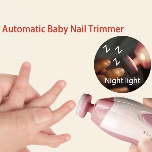

1 set healthy baby automatic nail trimmer safe baby nail clippers baby nail set painless kit tool lj201026