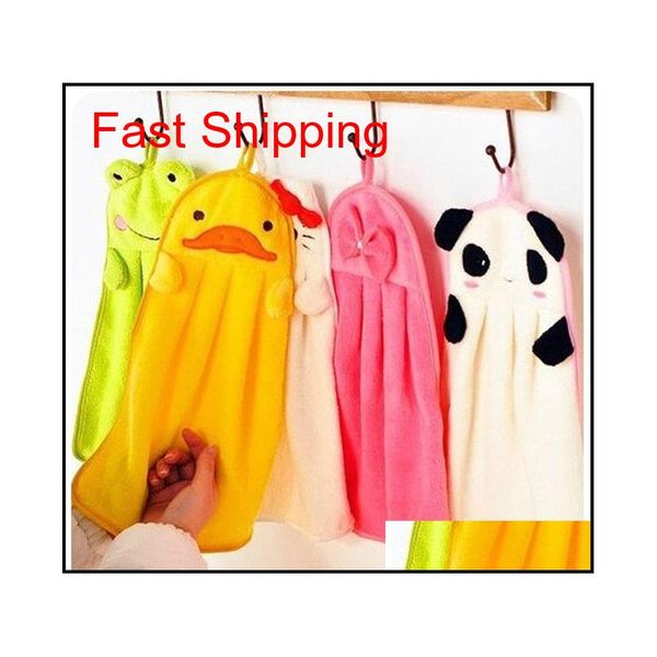 

hand towel hanging kitchen bathroom indoor thick soft cloth wipe towel cotton dish cloth clean qylnlp homes2011