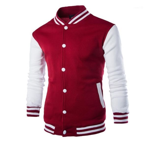 

men's jackets men/boy baseball jacket men 2021 fashion design wine red mens slim fit college varsity brand stylish veste homme1, Black;brown