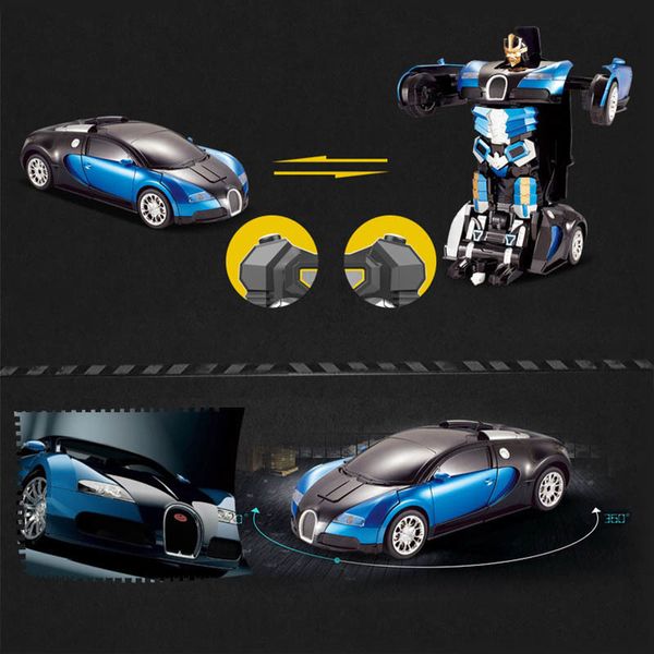 RC Araba Dönüşüm Robotlar Yeni Ultra-Algılama Jest Dönüşümü Uzaktan Kumanda Araba Modeli Çocuklar Oyuncak Noel Hediyeleri Boys 201203