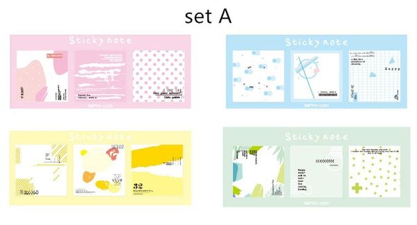 

4 шт spring forest sticky note цвет memo pad diary book наклейка индекс закладка наклейка свежий офис школьных принадлежности fm939 jllehq h