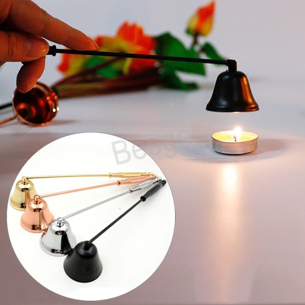 

stainless steel candle wick snuffers scented candle extinguisher trumpet shaped candle snuffer home decor candles extinguisher bh2968 tqq