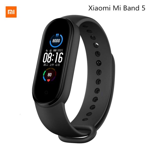 

smart wristband 5, original, amoled display 1.1 ", heart rate and fitns monitor, bluetooth 5.0, for