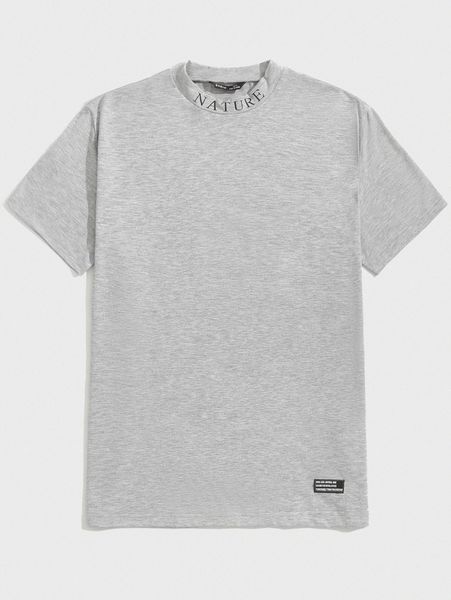 

men patch detail letter graphic tee 98us#, White;black