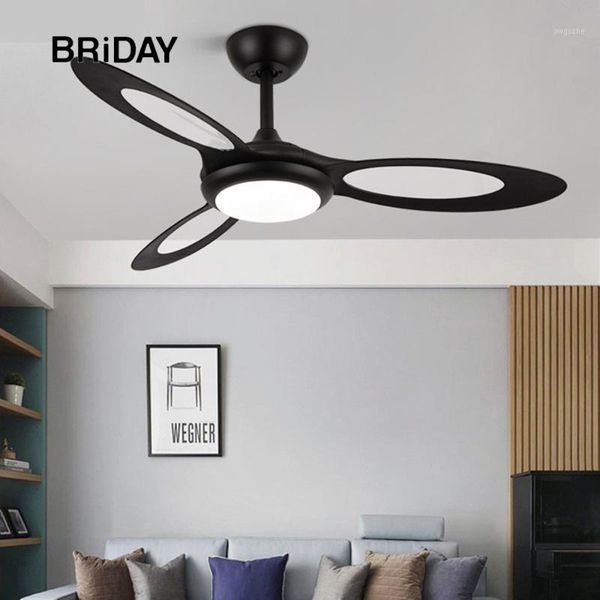 

air cooling dc modern ceiling fan with lights remote control plastic 44 inch ventilator lamp bedroom decor fans reversible1