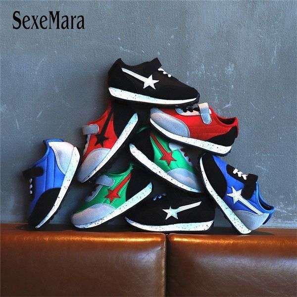 

new spring autumn children boys baby tennis sports breathable outdoor kids sneakers running little girl shoes d01034 201113, Black;grey