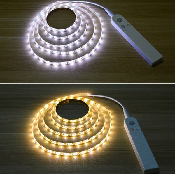 L'ultima luce a led impermeabile da 5 V a induzione del corpo umano con set di luci per armadio guardaroba con barra luminosa a LED intelligente
