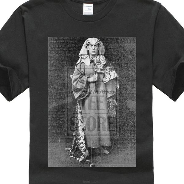 

aleister crowley pharoah 74 satanic church temple witchcraft witch short sleeve zomer printing sport hooded sweatshirt hoodie t shirt