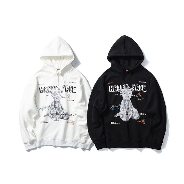 

women /men fleece hoodies sweatshirts casual pullover hooded fashion, Black