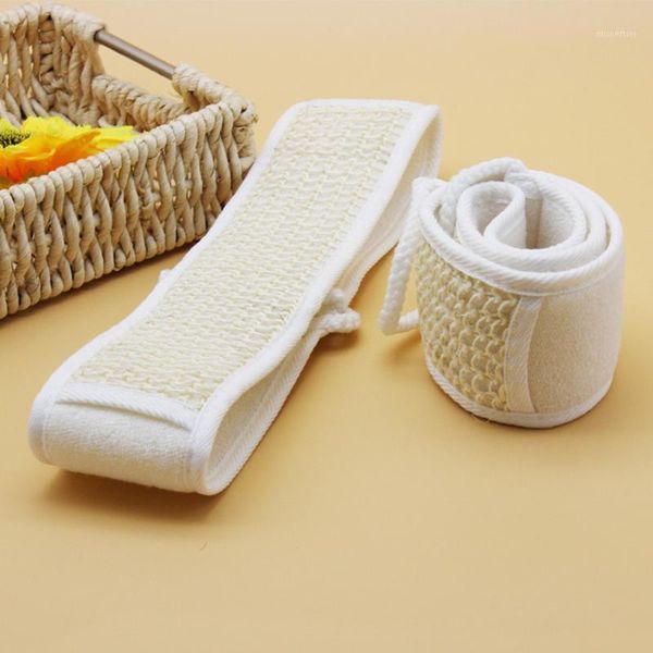 

bath brushes, sponges & scrubbers natural loofah rub brush exfoliate pull back strip belt chopping band towel1