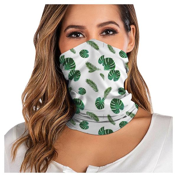

riding print foulard neck ring mask pritn scarves cover sun leaves scarf women mascarillas protection mouth face bandana femme wmteci