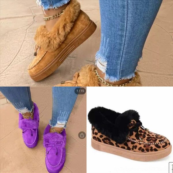 

65rjn h slippers girls boys soft snow boots home fashion plus velvet summer children floor designer cotton yarn shining shoes beach, Black
