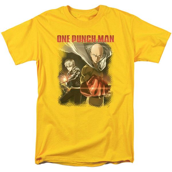 

one punch man saitama and genos all sizes gym hoodie designers t shirts sweatshirt