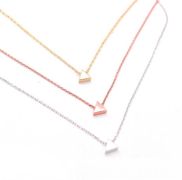 

wholesale male necklace and s925 female triangular sterling silver jewelry pendantzemk