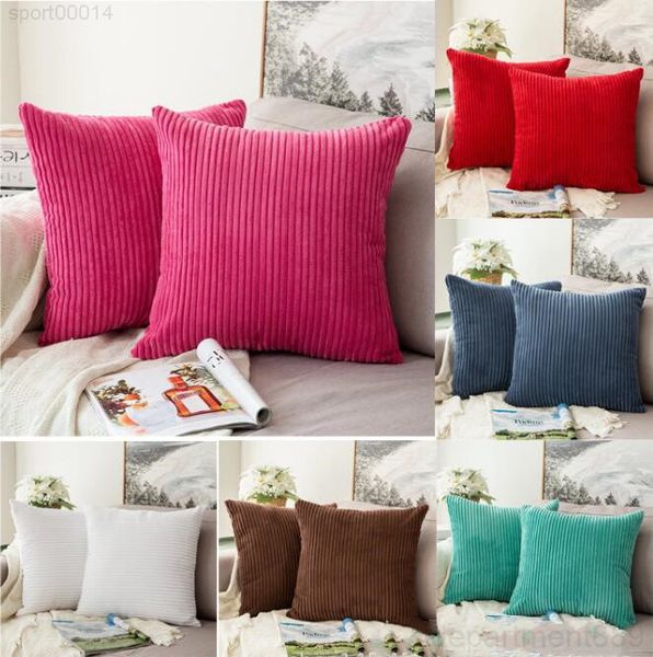 

wave striped home sofa throw pillow case square cushion cover christmas car decorative bedroom decor owb2616