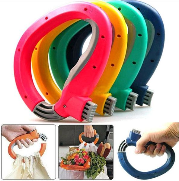 

hooks & rails soft grip shopping grocery bag easy carrier handle holder tool,.