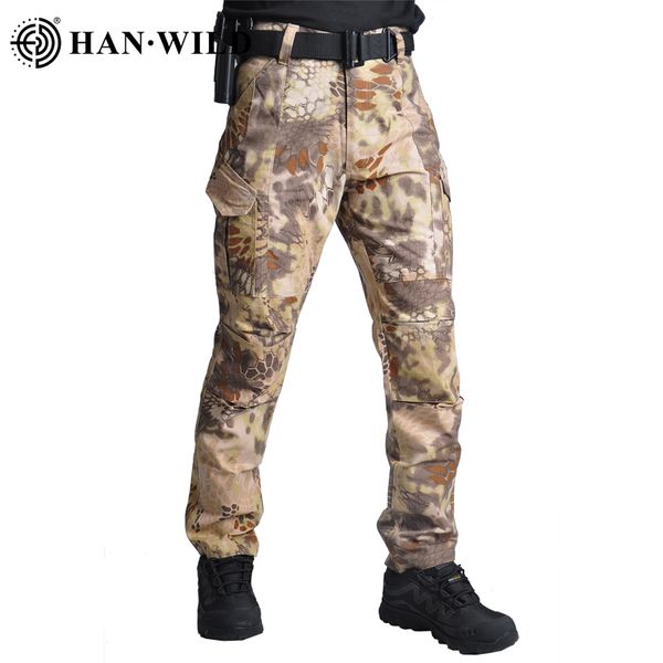 

tactical pants camouflage military casual combat army cargo joggers hiking pants water repellent ripstrousers joggers, Camo;black
