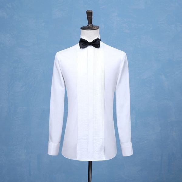 

new fashion groom tuxedos shirts man groomsmen white black or red men wedding shirts formal occasion men shirts 201123