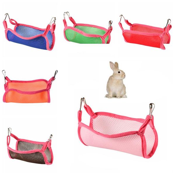 

home use large 30*29cm breathable mesh hammocks 6 colors squirrel hammock summer outdoor portable pet squirrel mesh hammock dh1062-1 t03