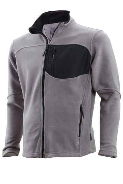 

wubec milano men's fleece jacket, Black;brown