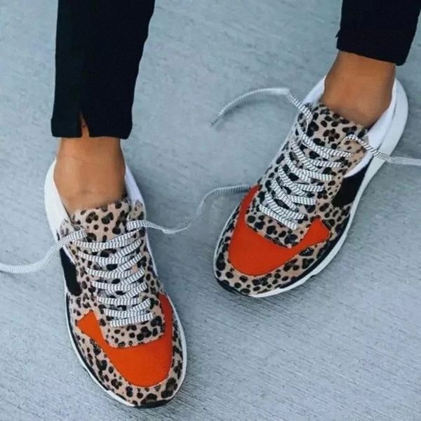 

2020 summer lady shoes women sneakers leopard mesh breath women running female shoes outdoor flat platform zapatos mujer #ao47