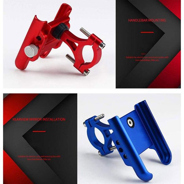 

360 rotating bike bicycle phone holder slide handle phone mount holder handlebar extender cellphone holder for gps bike jlladi xjfshop