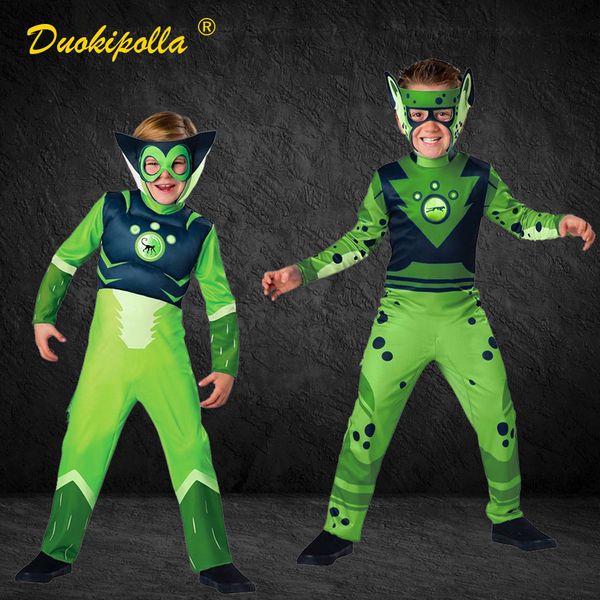 

christmas children wild party kratts summer boys halloween cosplay costume jumpsuit mask clothing toddler boy clothes