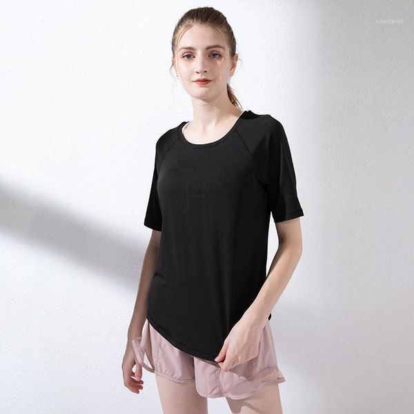 

yoga outfits t-shirt workout sport shirt women fitness gym mesh breathable short sleeve female jersey sportswear1, White;red