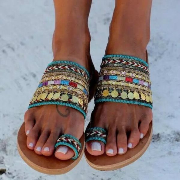 

2019 women summer outside slides slippers flip flops summer shoes woman stylish clop toe gladiator footwear flat with sandals x1020, Black
