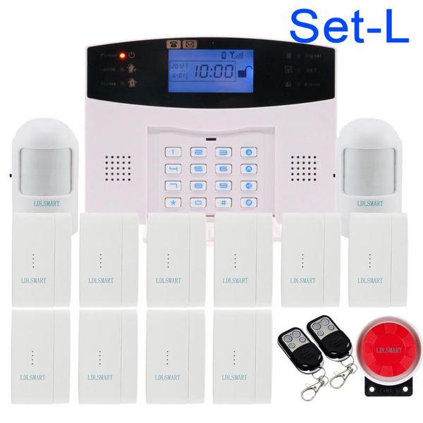 

wireless 99 defend zone lcd display home burglar alarm gsm home alarm system