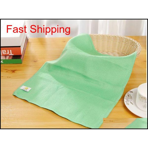 

magic glass cleaning cloth traceless easy wipe rag non debris lint scale fish skin grid qylayg bwkf
