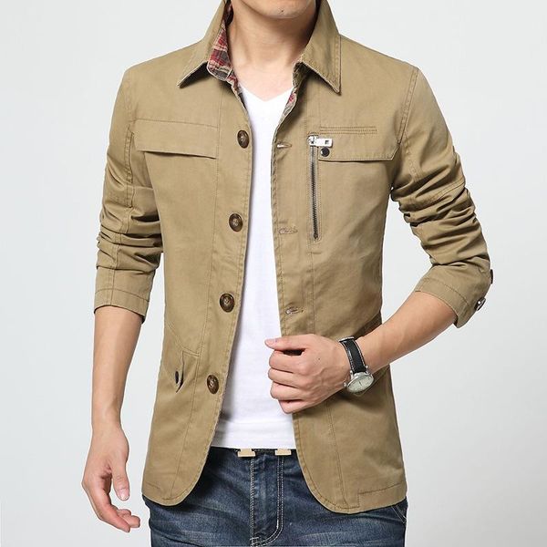 

men's jackets jacket men cotton solid fashion slim bomber spring autumn casual coats for prom design high quality, Black;brown